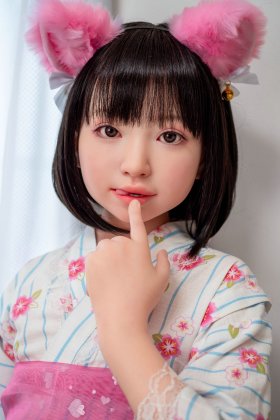 JCUTEDOLL 128cm AGB37# Movable Jaw Full Silicone Cute Doll 幼澪