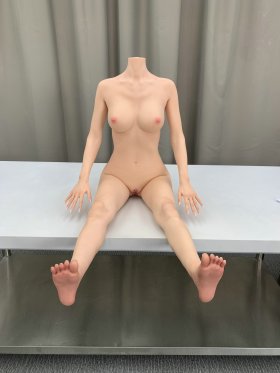 130cm-R Can Have Two Head Slight Defect Silicone Doll