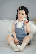 AXBDOLL 110cm GB10# Silicone+TPE Mini Sex Doll Cute Love Dolls