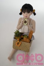 AXBDOLL 110cm GB17# Silicone+TPE Mini Sex Doll Cute Love Dolls