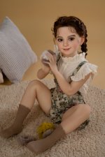 AXBDOLL 110cm GB20# Silicone+TPE Mini Sex Doll Cute Love Dolls