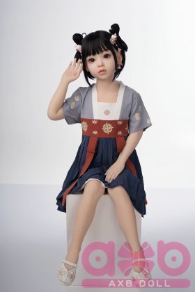 AXBDOLL 110cm G58# Silicone+TPE Mini Sex Doll Cute Love Dolls