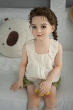 AXBDOLL 110cm GB20# Silicone+TPE Mini Sex Doll Cute Love Dolls