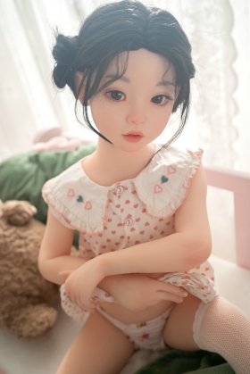AXBDOLL 110cm G58# Silicone+TPE Mini Sex Doll Cute Love Dolls