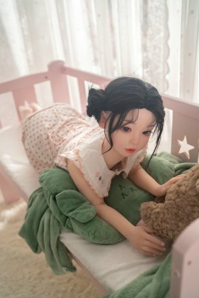 AXBDOLL 110cm G58# Silicone+TPE Mini Sex Doll Cute Love Dolls