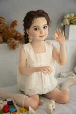 AXBDOLL 110cm GB20# Silicone+TPE Mini Sex Doll Cute Love Dolls