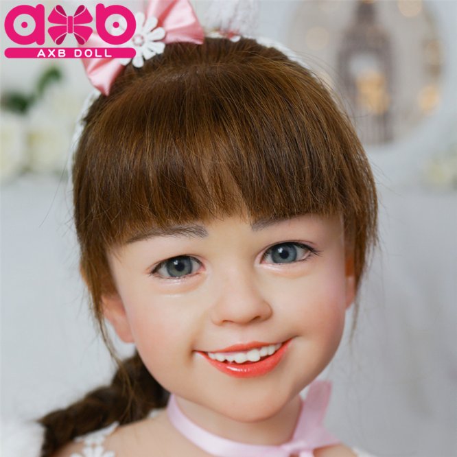 AXBDOLL G33# Super Real Silicone Doll Head