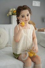AXBDOLL 110cm GB20# Silicone+TPE Mini Sex Doll Cute Love Dolls