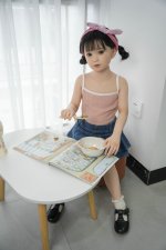AXBDOLL 110cm GB17# Silicone+TPE Mini Sex Doll Cute Love Dolls