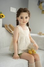 AXBDOLL 110cm GB20# Silicone+TPE Mini Sex Doll Cute Love Dolls