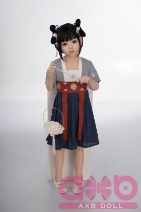 AXBDOLL 110cm G58# Silicone+TPE Mini Sex Doll Cute Love Dolls