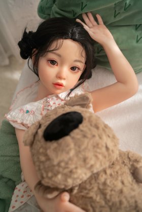AXBDOLL 110cm G58# Silicone+TPE Mini Sex Doll Cute Love Dolls