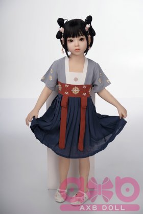 AXBDOLL 110cm G58# Silicone+TPE Mini Sex Doll Cute Love Dolls