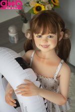 100cm Can Have Two Head Slight Defect Silicone Doll