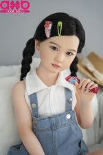 AXBDOLL 110cm GB10# Silicone+TPE Mini Sex Doll Cute Love Dolls
