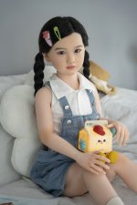 AXBDOLL 110cm GB10# Silicone+TPE Mini Sex Doll Cute Love Dolls