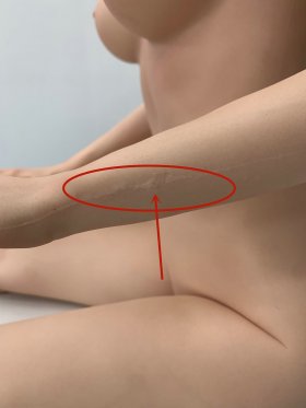 130cm-R Can Have Two Head Slight Defect Silicone Doll