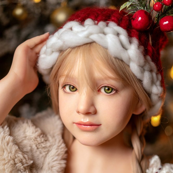 AXBDOLL AGB11# Super Real Silicone Doll Head