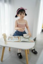 AXBDOLL 110cm GB17# Silicone+TPE Mini Sex Doll Cute Love Dolls