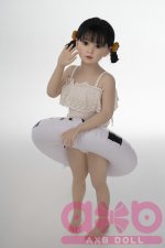 AXBDOLL 110cm GB17# Silicone+TPE Mini Sex Doll Cute Love Dolls