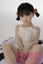 AXBDOLL 110cm GB17# Silicone+TPE Mini Sex Doll Cute Love Dolls