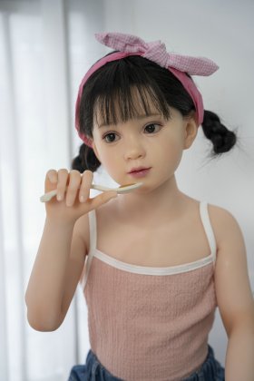 AXBDOLL 110cm GB17# Silicone+TPE Mini Sex Doll Cute Love Dolls