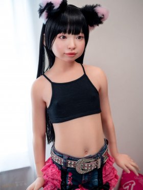 JCUTEDOLL 128cm AGB37# Movable Jaw Full Silicone Cute Doll 幼澪