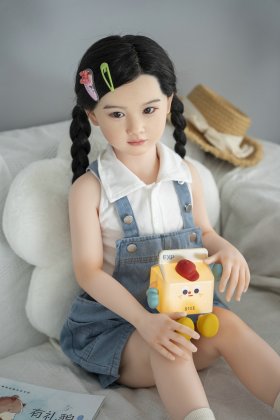 AXBDOLL 110cm GB10# Silicone+TPE Mini Sex Doll Cute Love Dolls