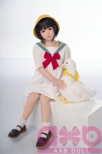 AXBDOLL 120cm-R GB59# Silicone Head+TPE Body Love Doll Sex Dolls