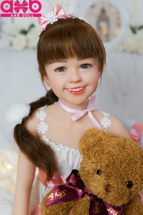 100cm Can Have Two Head Slight Defect Silicone Doll