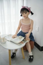 AXBDOLL 110cm GB17# Silicone+TPE Mini Sex Doll Cute Love Dolls