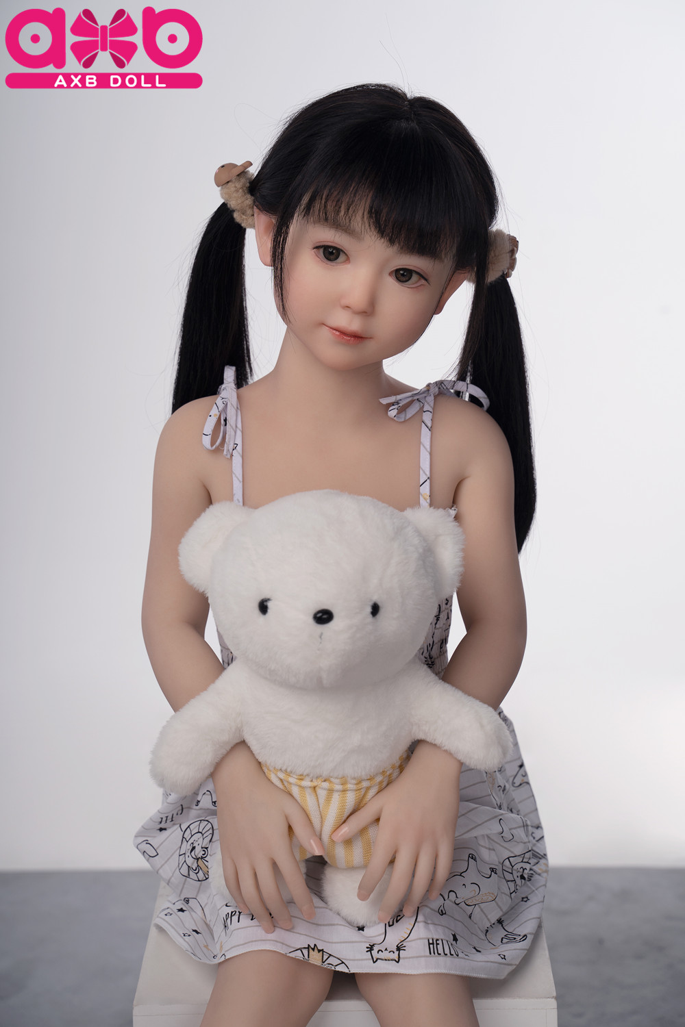 AXBDOLL 110cm GB02# Silicone+TPE Mini Sex Doll Cute Love Dolls - Click Image to Close