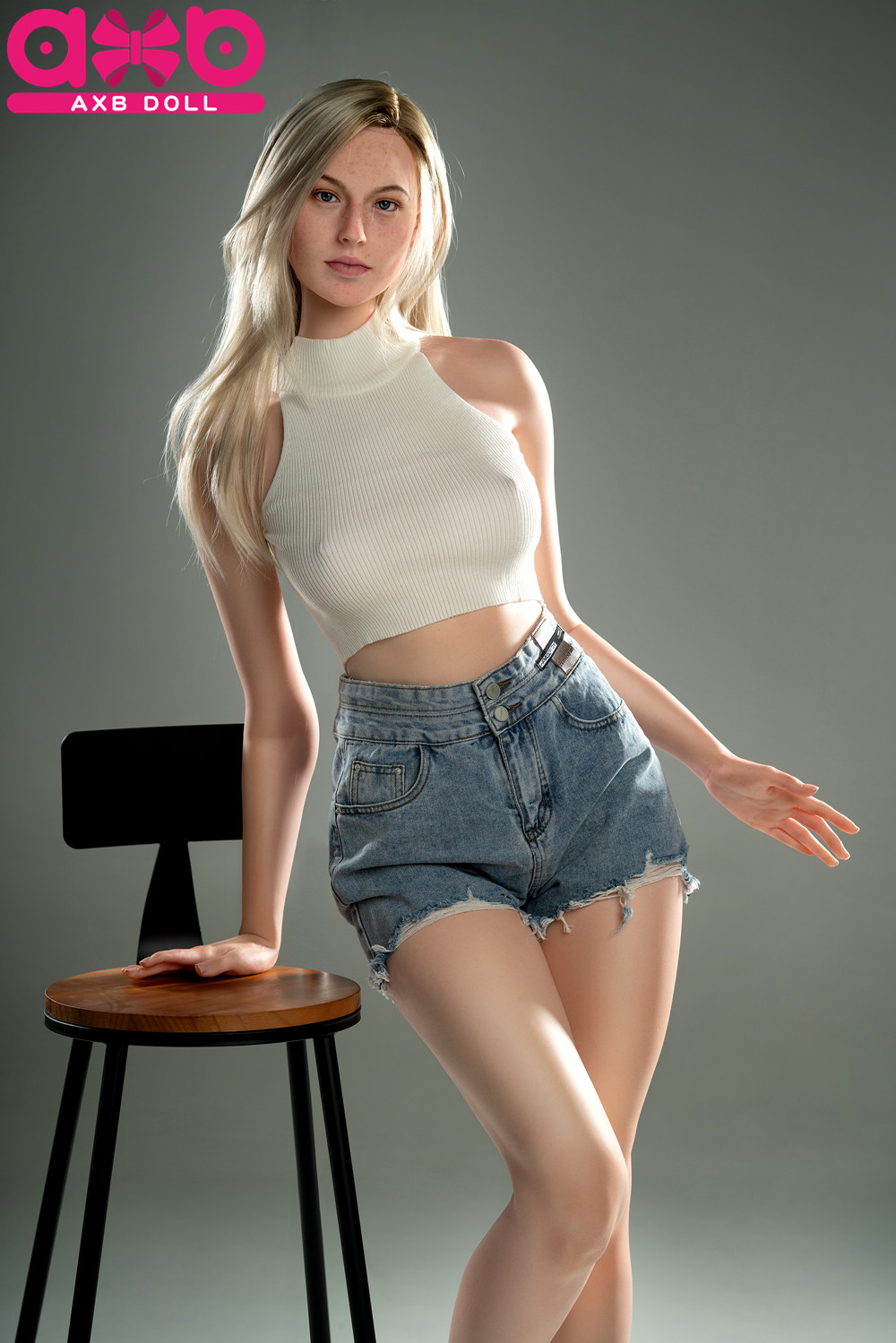 AXBDOLL 175cm GE98# Full Silicone Realistic Sex Doll Love Doll - Click Image to Close