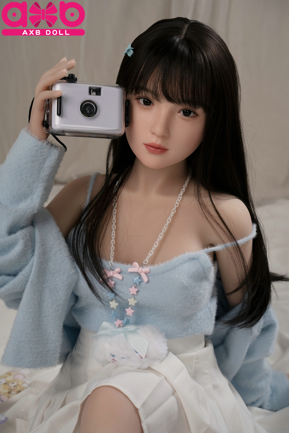 AXBDOLL 140cm GD30# Silicone Head Sex Doll Lifelike Love Doll - Click Image to Close