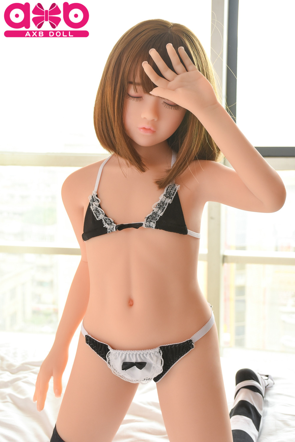 AXBDOLL 120cm A57# TPE Anime Love Doll Close Eyes Sex Dolls - Click Image to Close