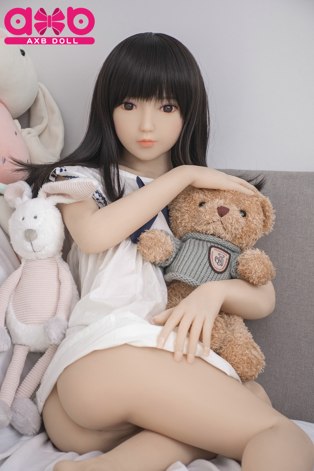 AXBDOLL 130cm C46# B-Cup TPE Anime Love Doll Oral Sex Dolls - Click Image to Close